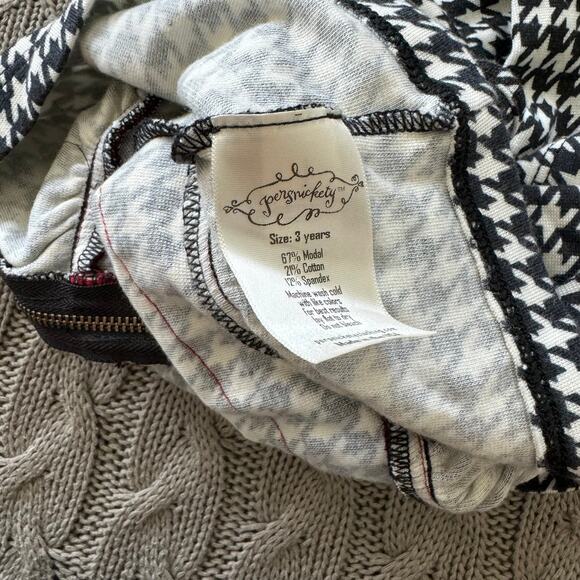 Persnickety houndstooth Peplum Top ~ 3 - Picture 6 of 9